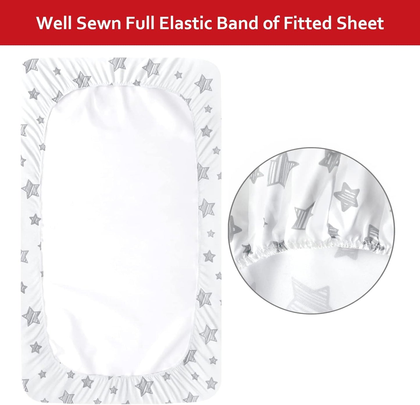 Toddler Bed Sheets Sets 3 Piece, Breathable Microfiber Kids' Sheet & Pillowcase Set for Toddler Bed, Silky Soft Toddler Sheet Set