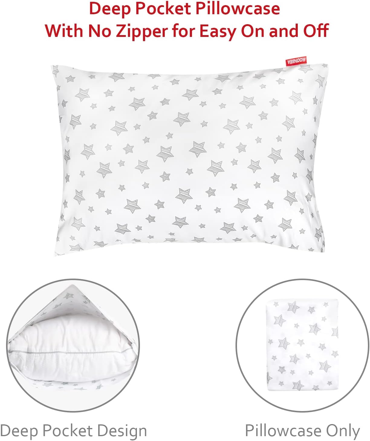 Toddler Bed Sheets Sets 3 Piece, Breathable Microfiber Kids' Sheet & Pillowcase Set for Toddler Bed, Silky Soft Toddler Sheet Set