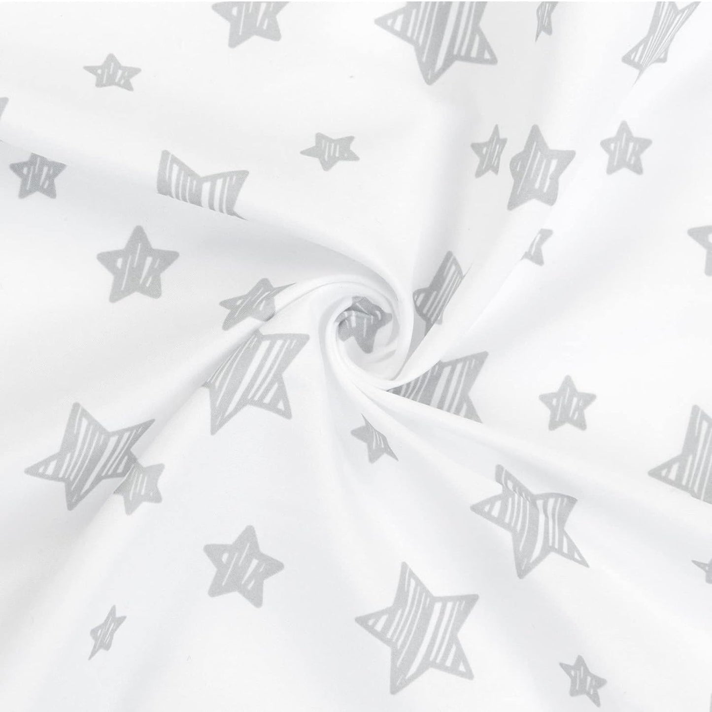 Pack n Play Sheet | Mini Crib Sheet - Ultra-Soft Microfiber, Fits Graco Pack and Play, White Star