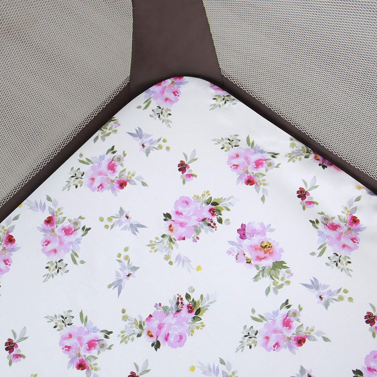 Pack n Play Sheet | Mini Crib Sheet - Ultra-Soft Microfiber, Fits Graco Pack and Play, Sheer Lilac Floral
