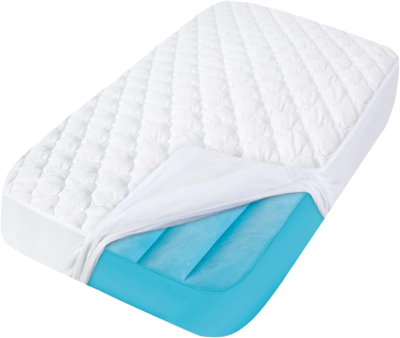 Air Mattress Sheet Waterproof Pad Cover Compatible with INTEX 66803EP Cozy Kidz Inflatable Airbed-Moonsea Bedding