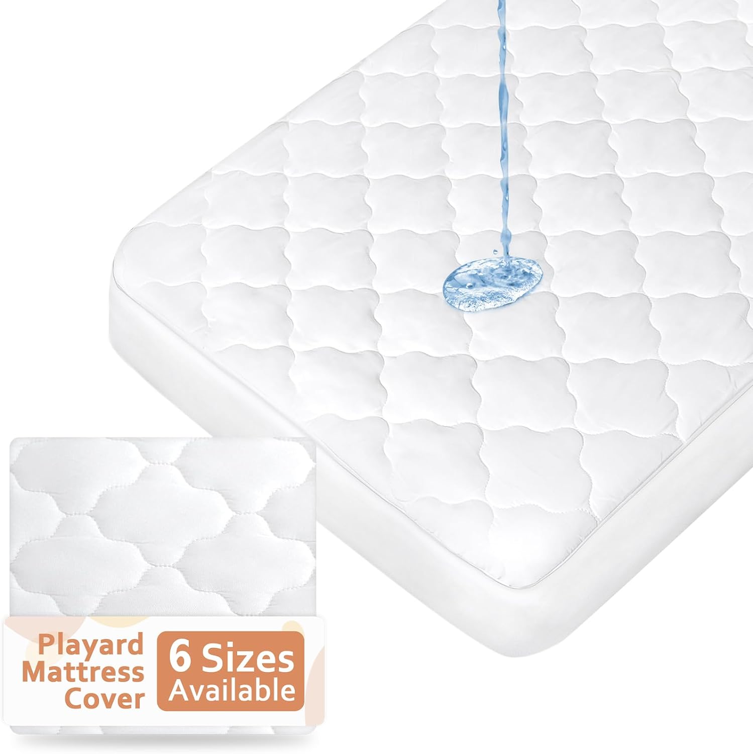 Pack N Play Mattress Pad Cover/ Protector Ultra-Soft Microfiber