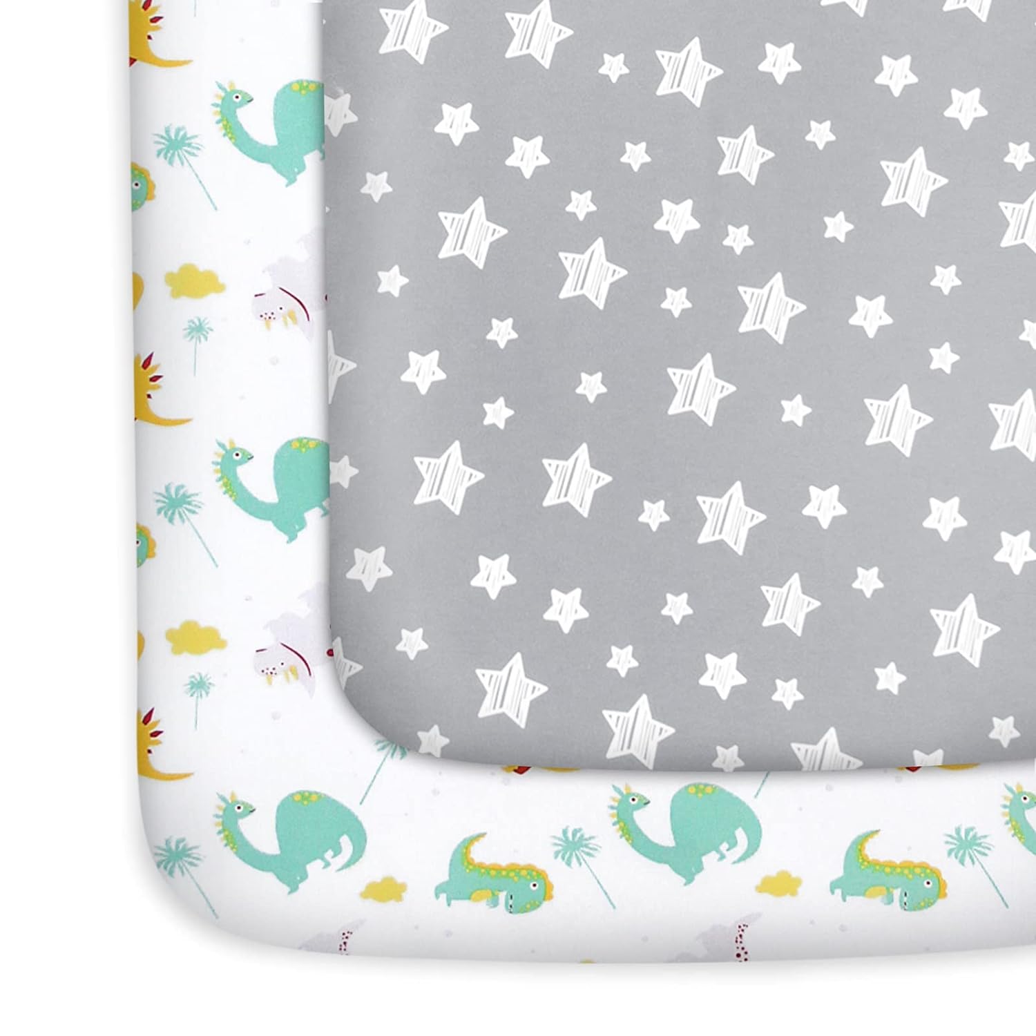 Pack n Play Sheet Mini Crib Sheet Pack, Ultra-Soft