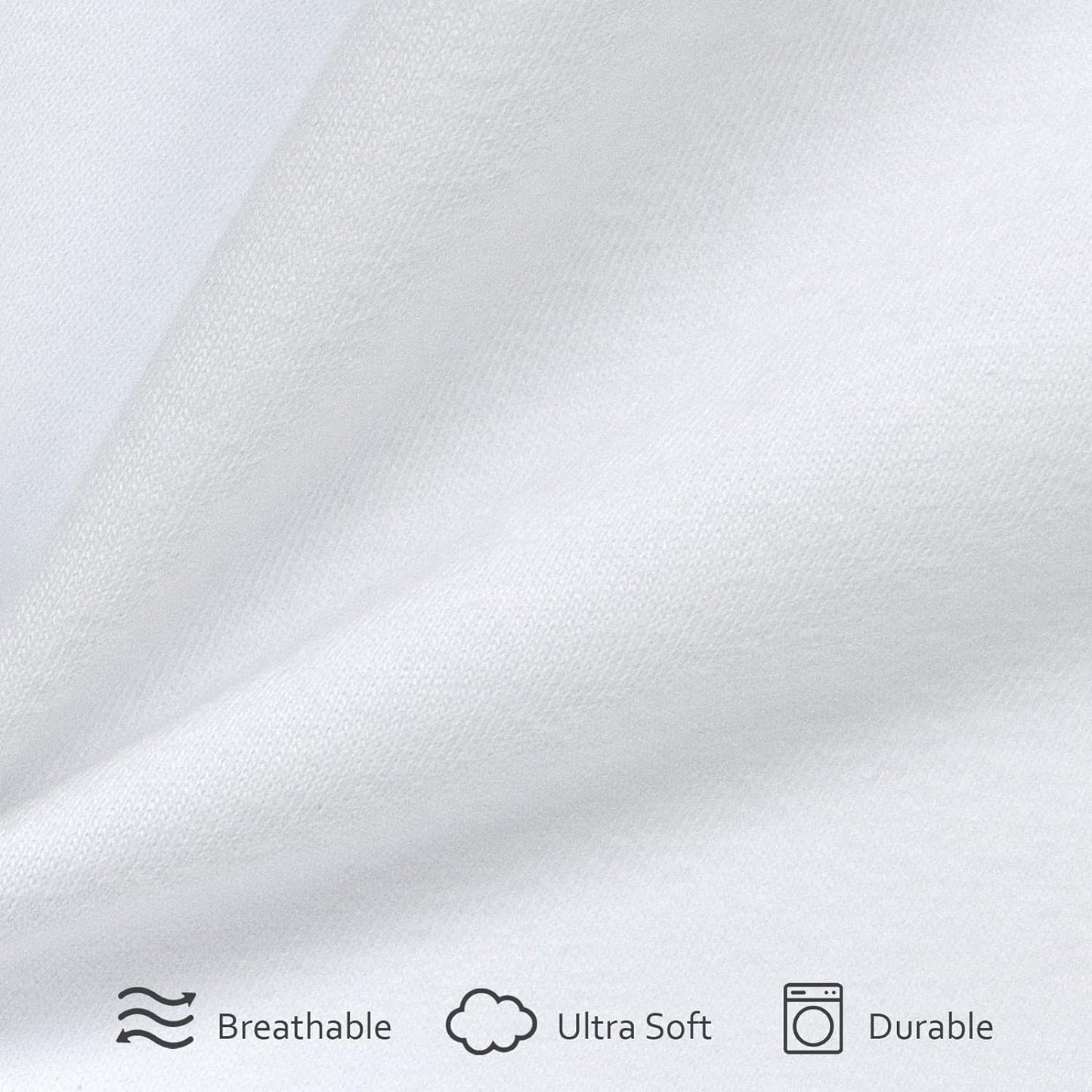 Cot Sheets, Ultra Soft and Breathable, Snug Fit for Narrow Twin Mattress/Camp Bunk Beds/RVs Bunk/Guest Beds/Army Cots/Trifold Mattress ,Grey and White, 31" x 75"(2 Pack)
