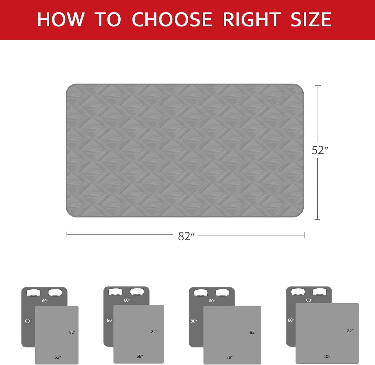 Dog Blanket Antislip Pet Bed Cover Sofa Couch Furniture Protector Cover,Waterproof ,Grey