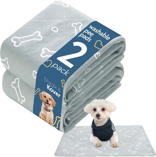 Washable Pee Pads , Non-Slip Training Pads for Dogs, Waterproof, 2 Pack