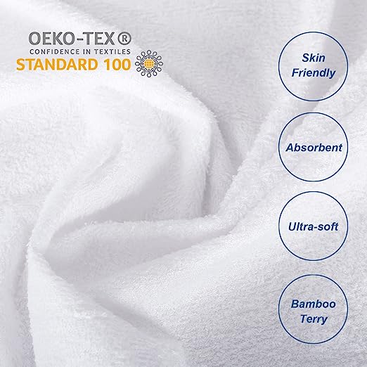 Crib Mattress Protector, 28''X52'' , Fit Standard Crib Mattress, Waterproof, Bamboo