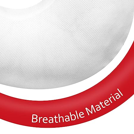 3D Air Mesh Nursing Pillow ,26''x20''x1.5'', Breathable, White