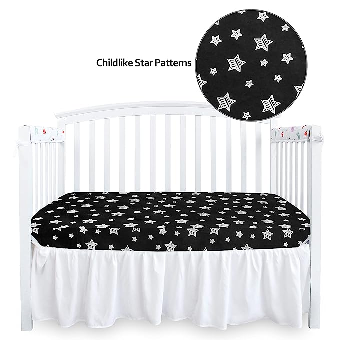 Crib Sheets - Fit For Standard Crib, Microfiber