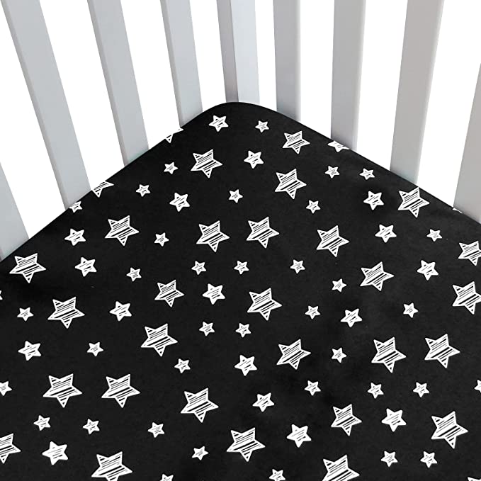 Crib Sheets - Fit For Standard Crib, Microfiber-Moonsea Bedding