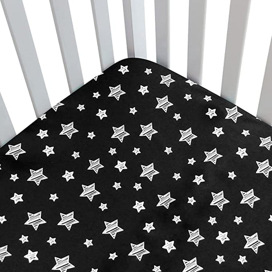 Crib Sheets - Fit For Standard Crib, Microfiber-Moonsea Bedding