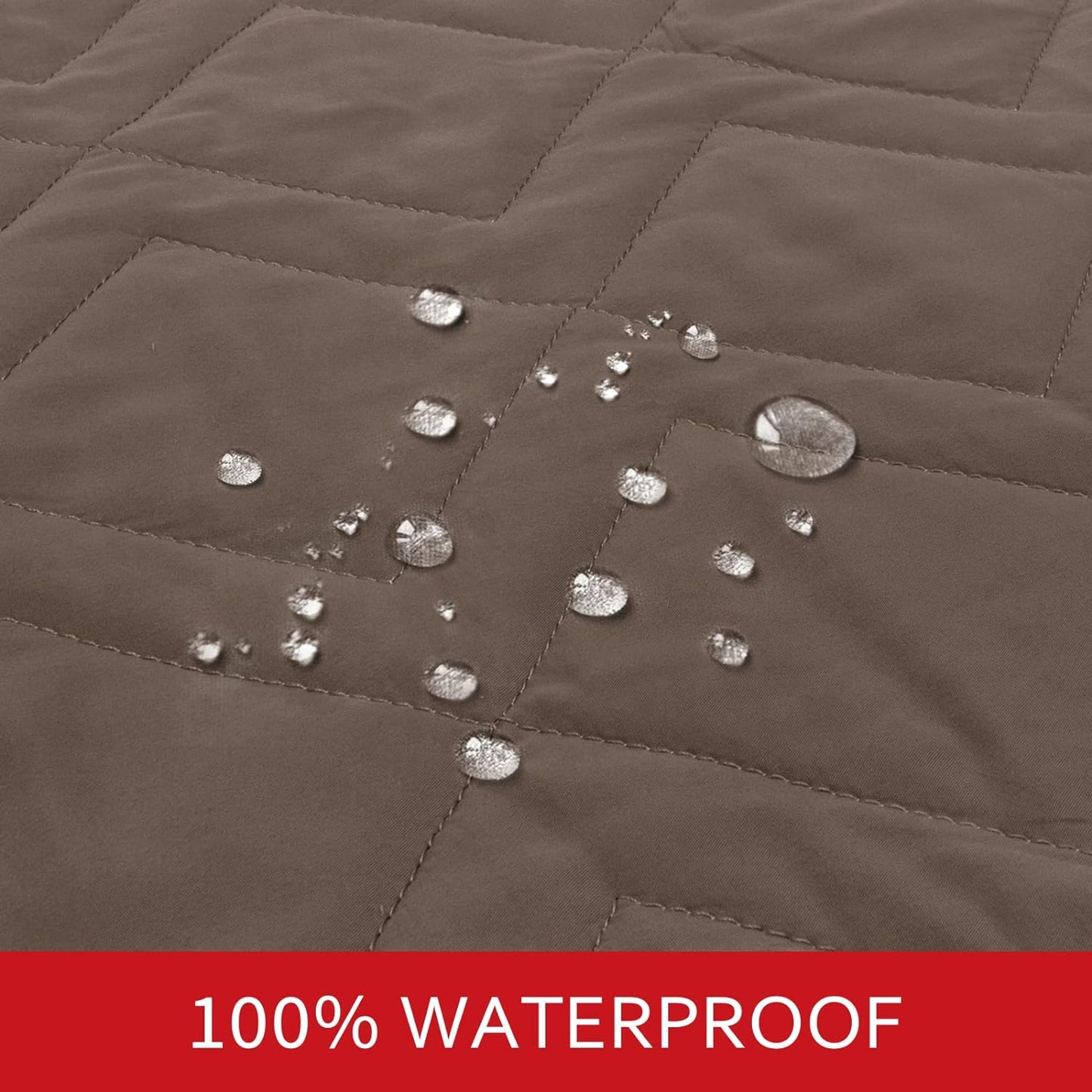 Dog Blanket Antislip Pet Bed Cover Sofa Couch Furniture Protector Cover,Waterproof ,Chocolate