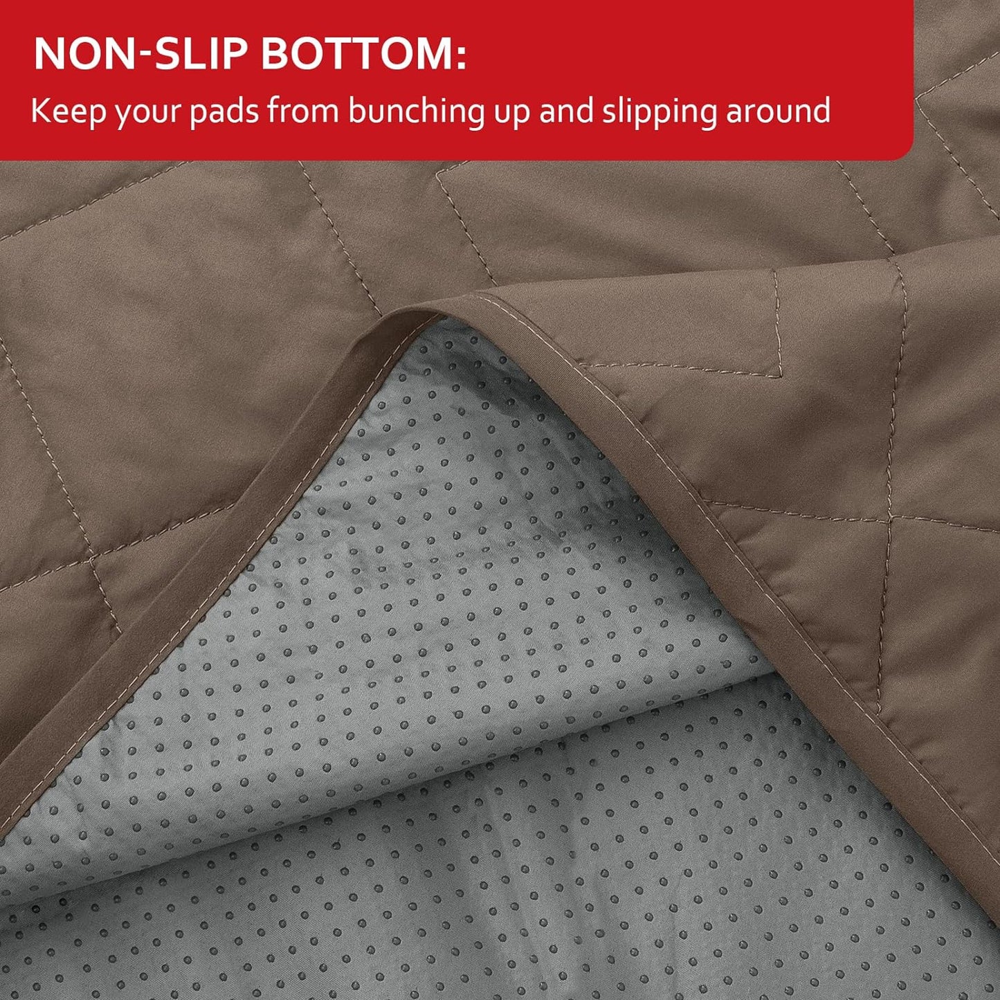 Dog Blanket Antislip Pet Bed Cover Sofa Couch Furniture Protector Cover,Waterproof ,Chocolate