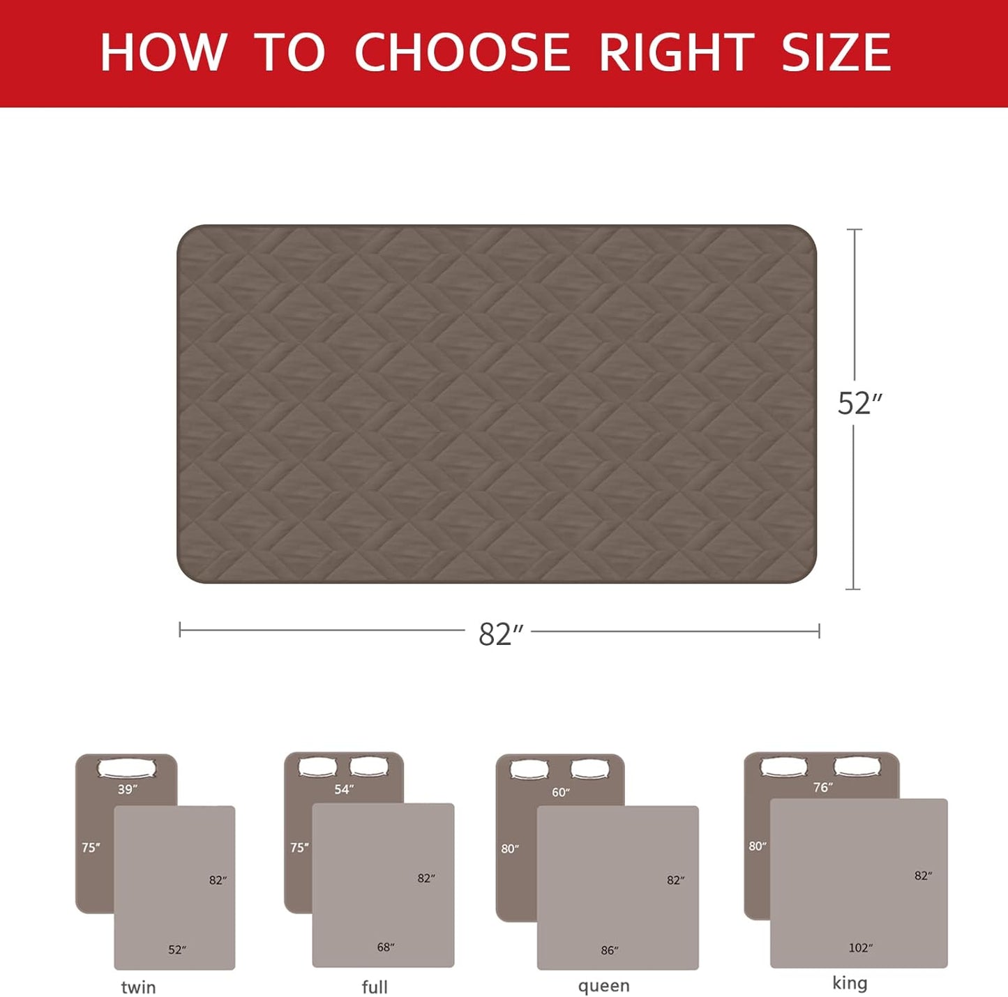 Dog Blanket Antislip Pet Bed Cover Sofa Couch Furniture Protector Cover,Waterproof ,Chocolate