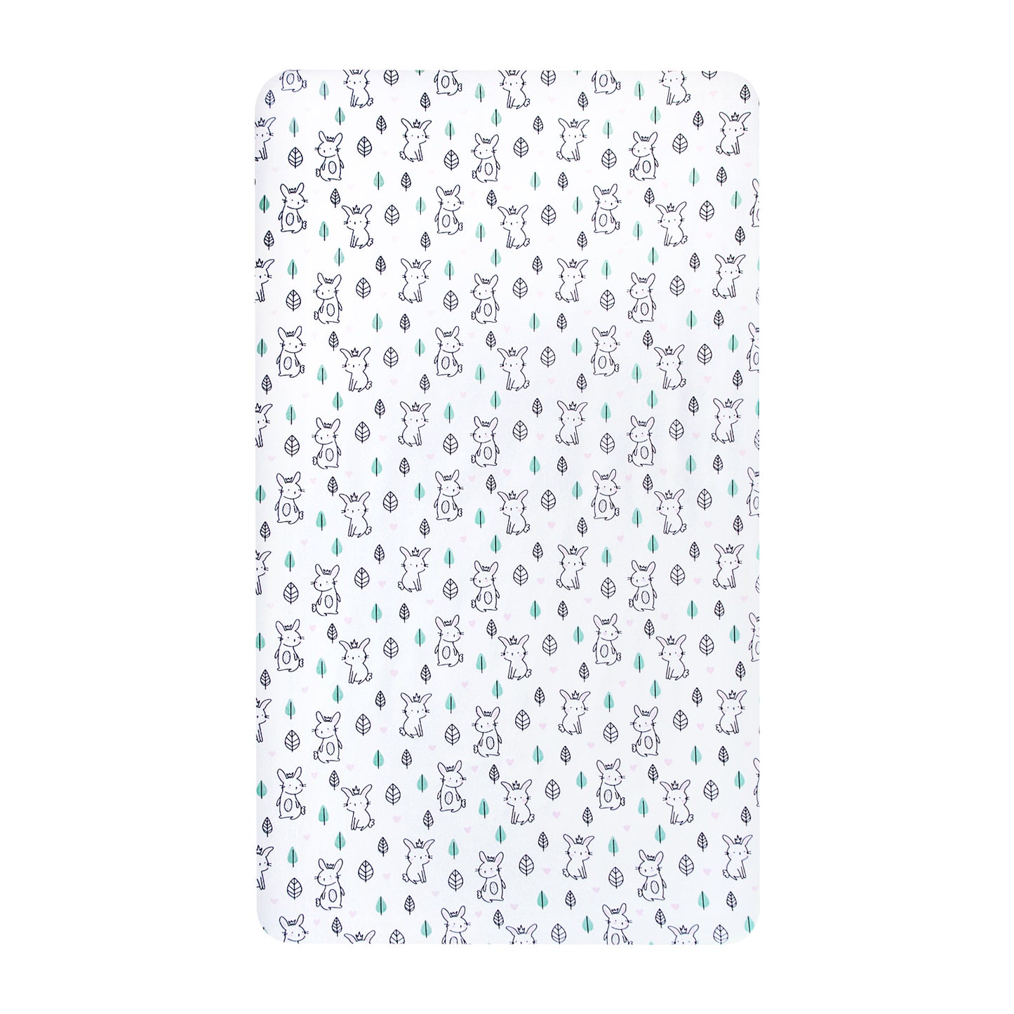 Crib Sheets - Fit For Standard Crib, Microfiber, Rabbit