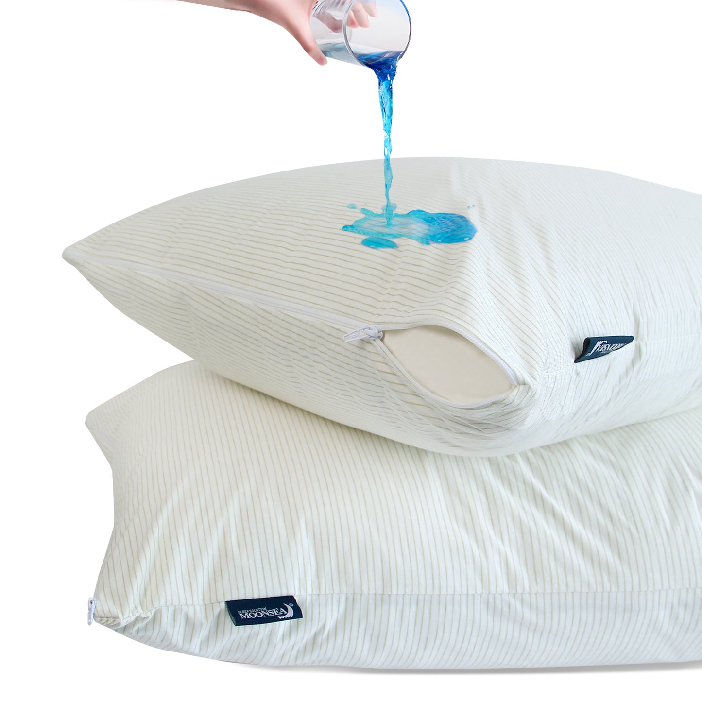 Bamboo Copper Infused Pillow Protector 20'' X 26'' Standard Size 2 Pack