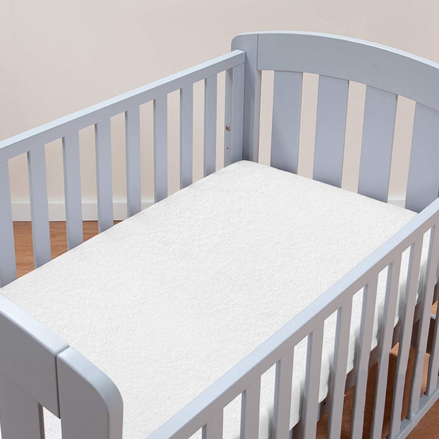 Zippered Crib Mattress Protector, Fit Standard Crib Size Mattress, 52''X28'',Waterproof, Terry
