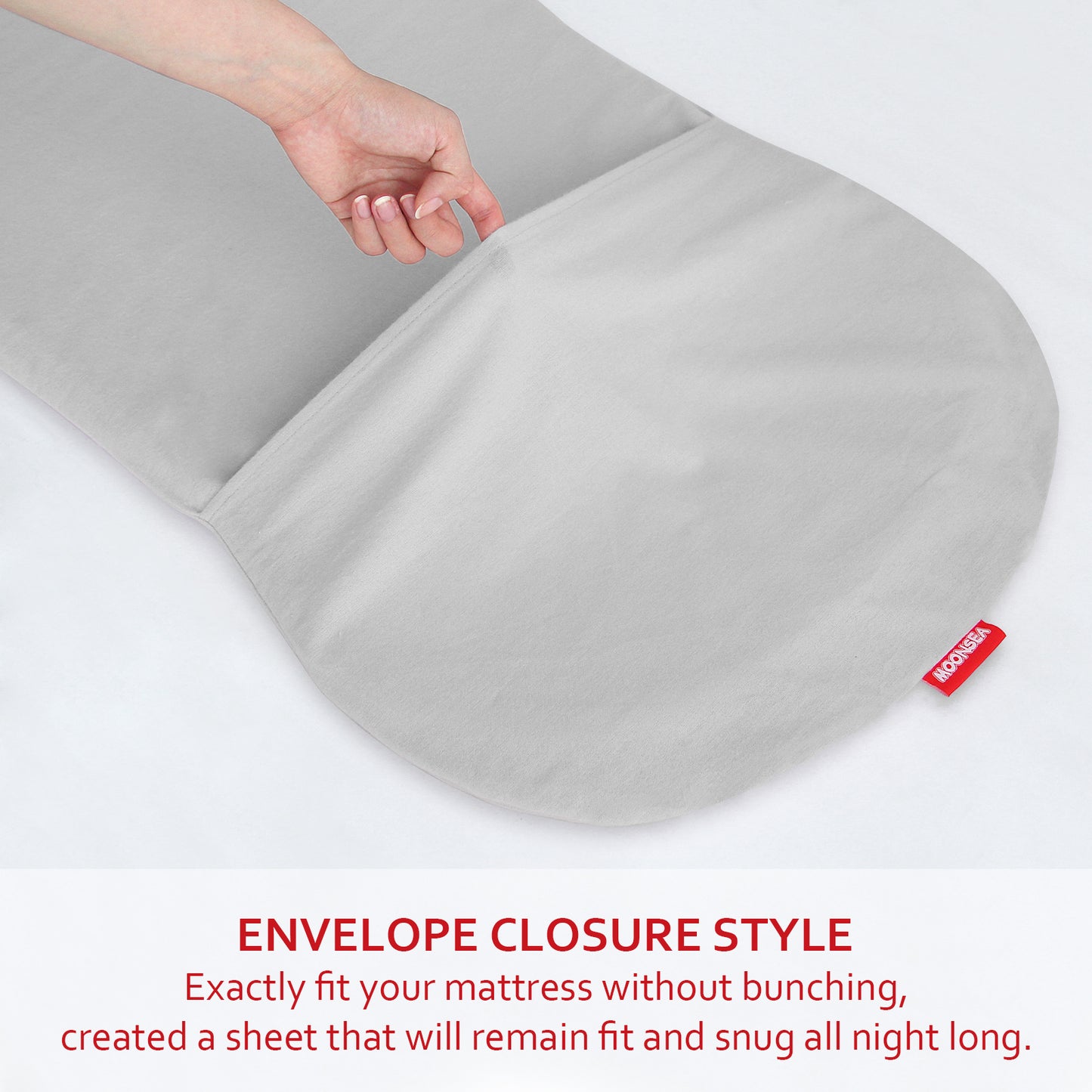 Bassinet Sheet- 100% Cotton Flannel, Soft, Breathable, 30" x 18", Grey