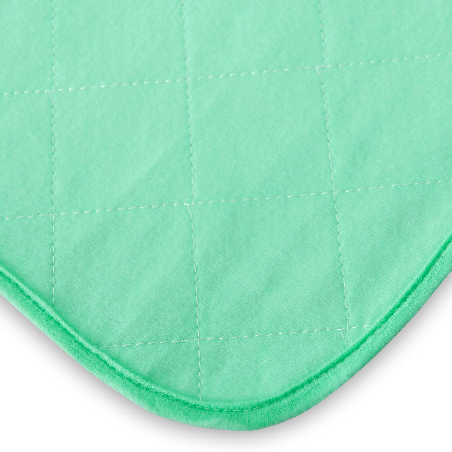Bed Pads for Incontinence- 2 Pack Green, Absorbent, Reusable, Slip Resistant