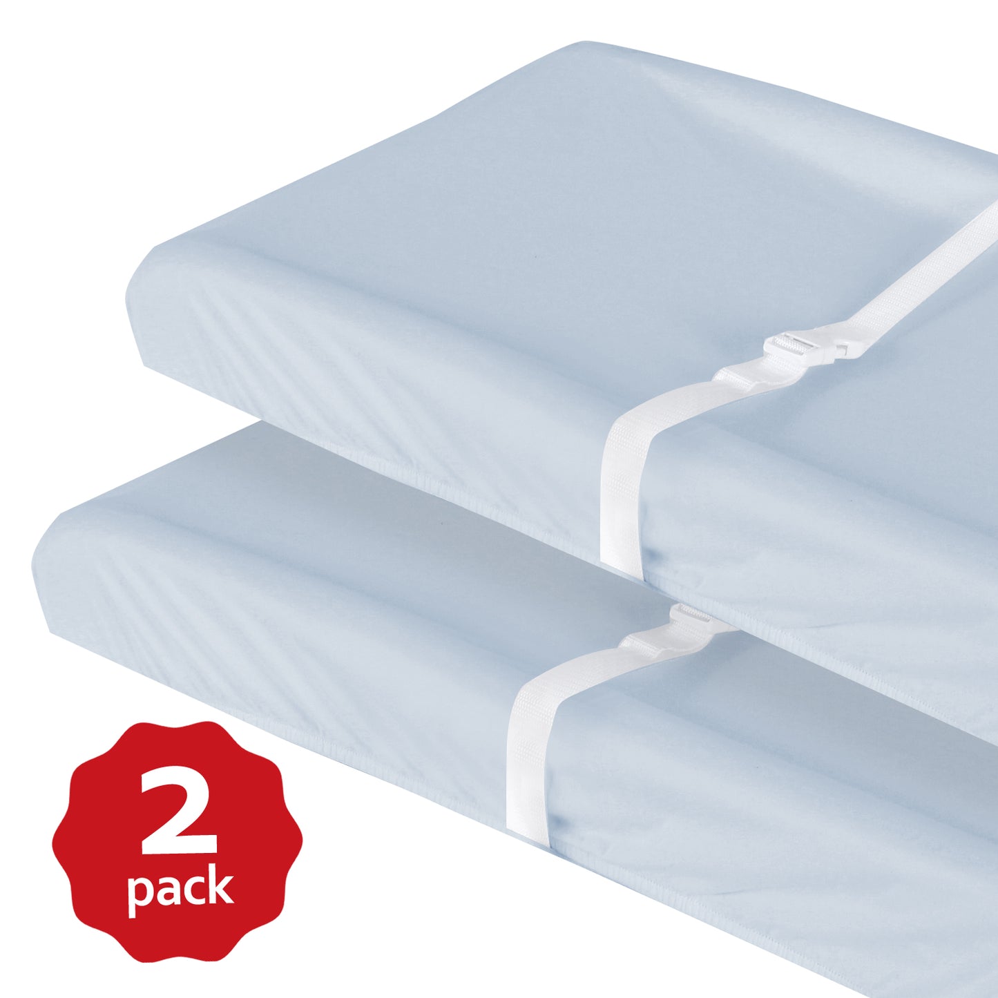 Changing Pad Cover- Blue, Ultra Soft Jersey Knit Cotton