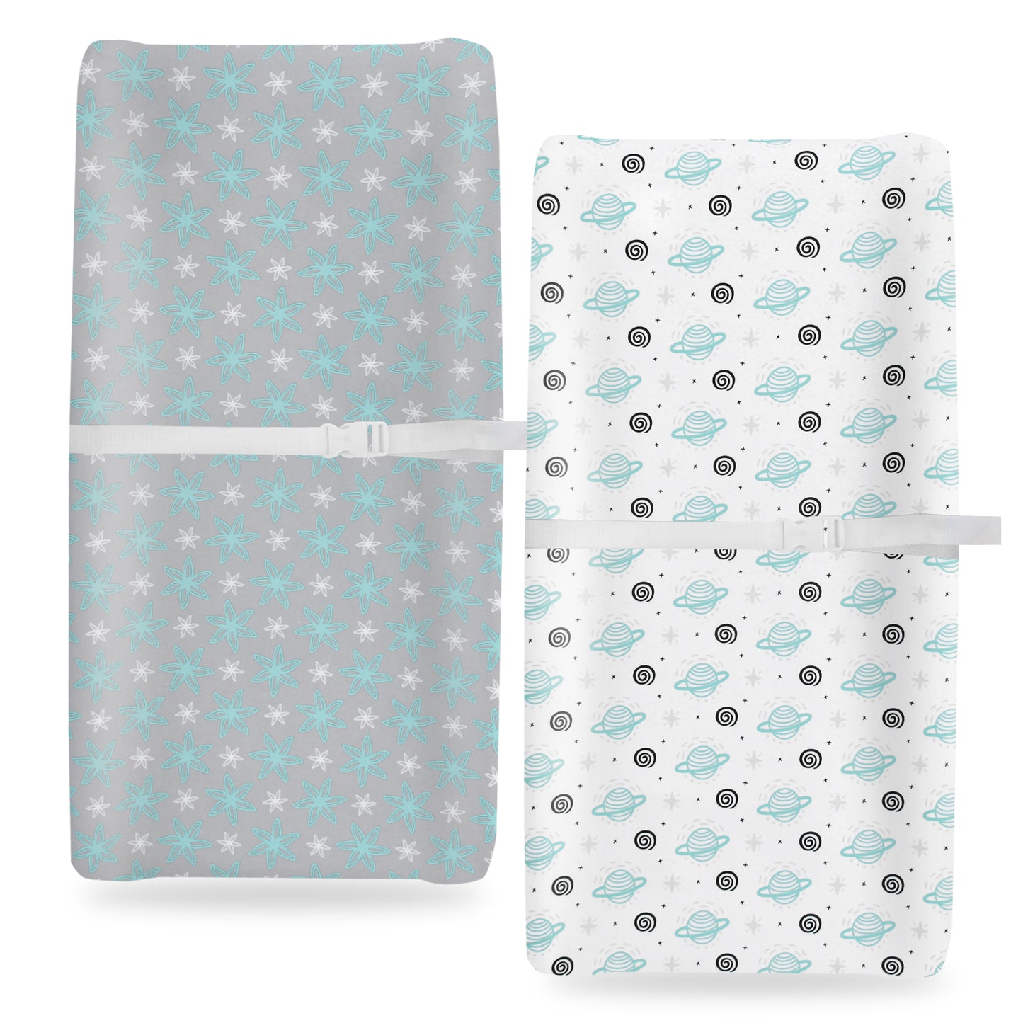 Changing Pad Cover- 2 Pack, Lovely Print, Microfiber