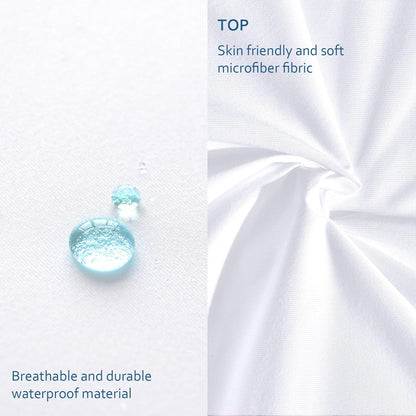 Mattress Cover/Protector- ,Breathable  Diamond Quilted, Durable, Noisless, Polyester