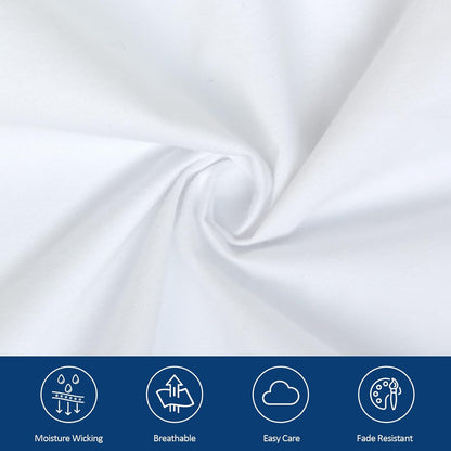 Air Mattress Sheet Set - 3 Pieces Extra Deep Pocket Sheet Set - Sheets with Pockets on Side - Easily Fits Extra Deep Pillow Top Air Mattress,White