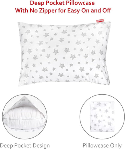 Toddler Bed Sheets Sets 3 Piece, Breathable Microfiber Kids' Sheet & Pillowcase Set for Toddler Bed, Silky Soft Toddler Sheet Set