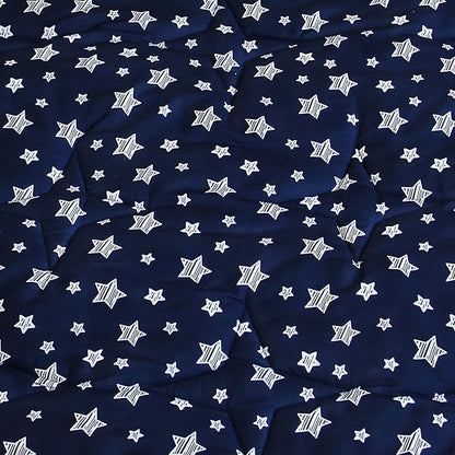 Baby Play Mat | Octagon Playpen Mat - 61" x 61", Padded and Non-Slip Activity Mat for Infant & Toddler, Navy Star