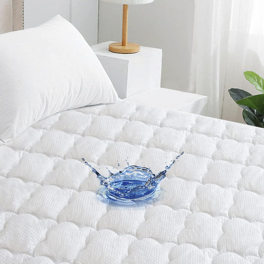 Mattress Cover/Protector- ,Breathable Cloud Quilted, Durable, Noisless,Microfiber-Moonsea Bedding