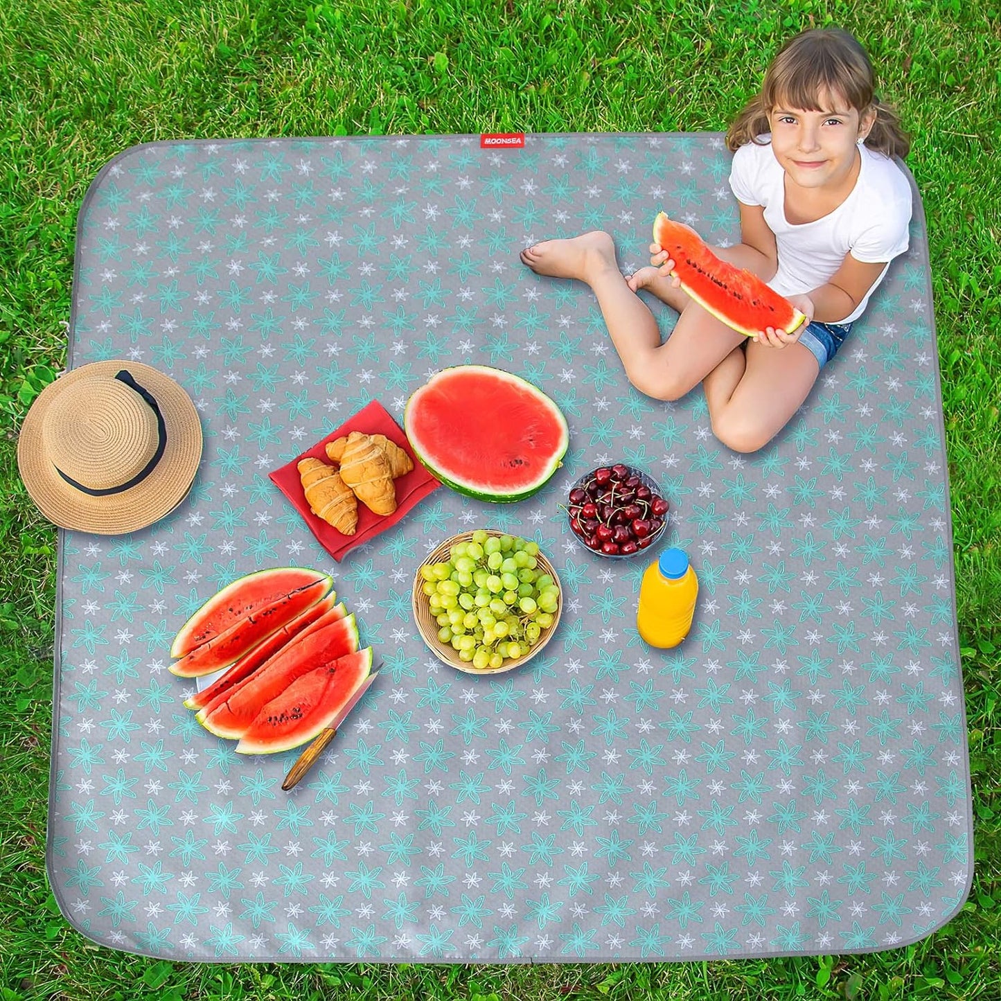 Splat Mat, for Under High Chair Mat, Mealtime Baby Art/Crafts/Playtime, Anti Slip, Waterproof, 42x46