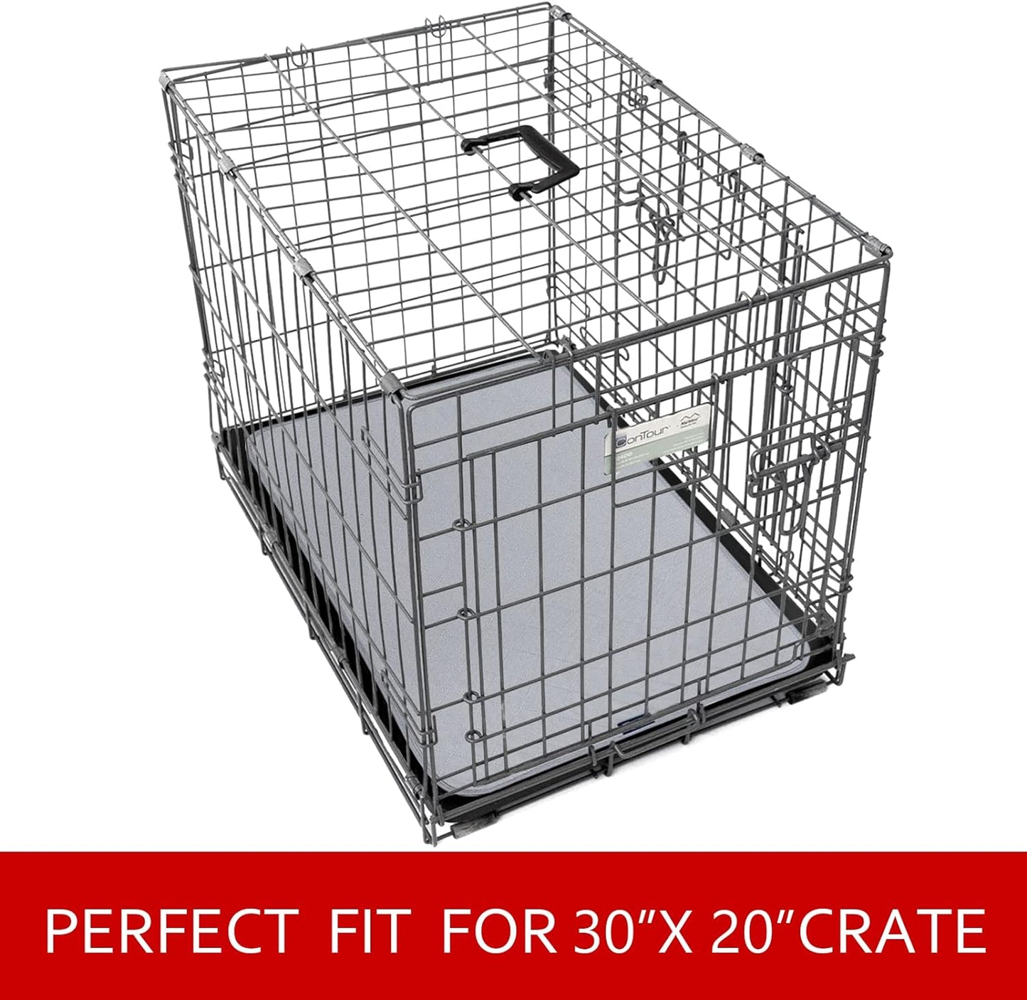 Waterproof Dog Crate Mat , Non-Slip Training Pads for Dogs,  2 Pack