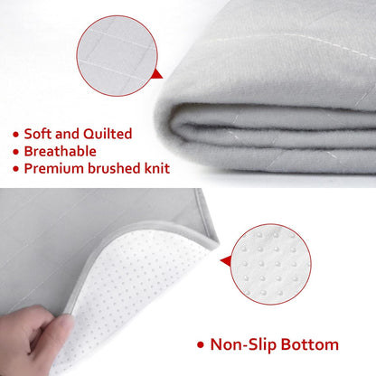 Dog Pee Pads , Waterproof Dog Pads, Non-Slip Whelping Pads, Grey