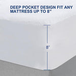 Crib Mattress Protector, 28''X52'' , Fit Standard Crib Mattress, Waterproof,  Bamboo