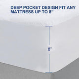 Crib Mattress Protector, 28''X52'' , Fit Standard Crib Mattress, Waterproof,  Bamboo