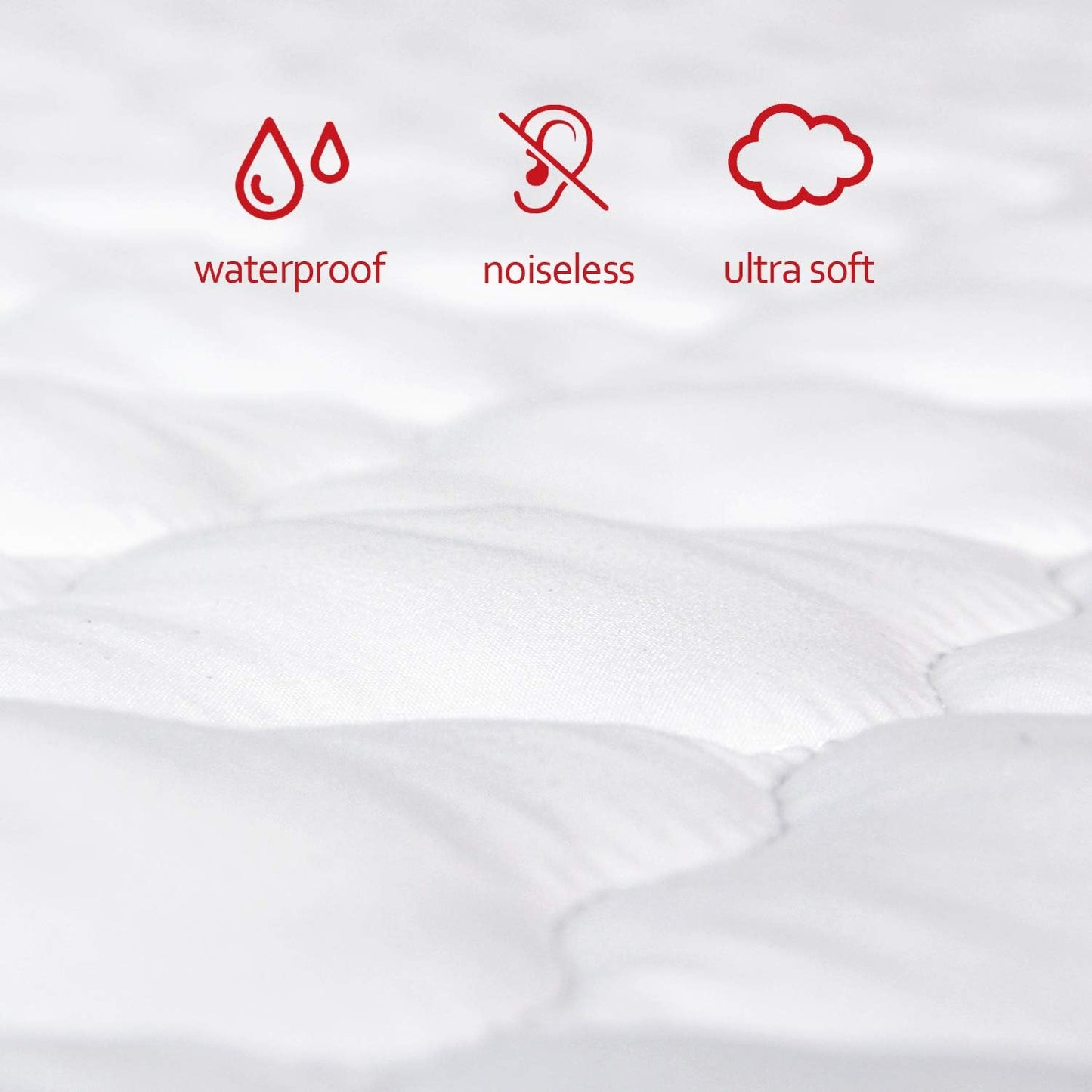 Pack N Play Mattress Pad Cover/ Protector - Ultra-Soft Microfiber, Waterproof, White (Graco On The Go Playard and Portable Playard)