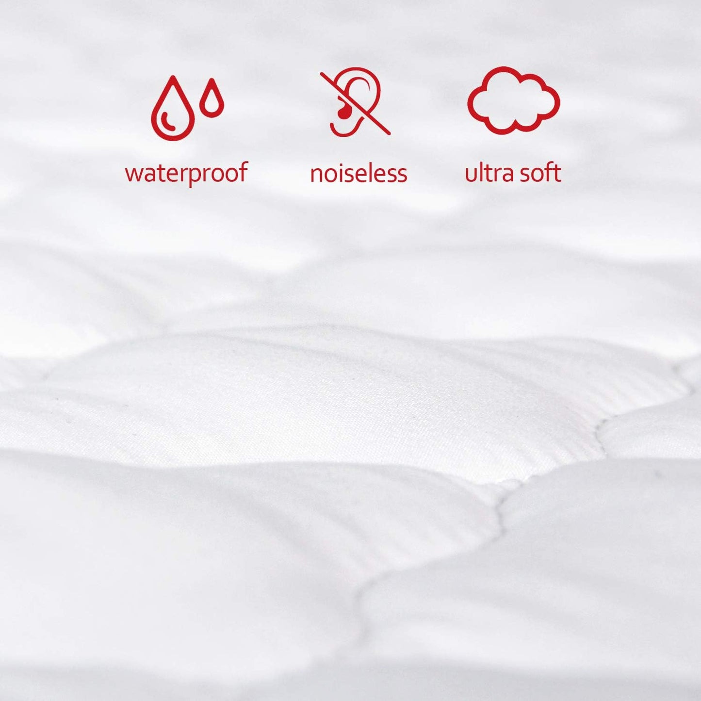 Pack N Play Mattress Pad Cover/ Protector - Ultra-Soft Microfiber, Waterproof, White (Graco Pack 'n Play Travel Dome LX Playard)
