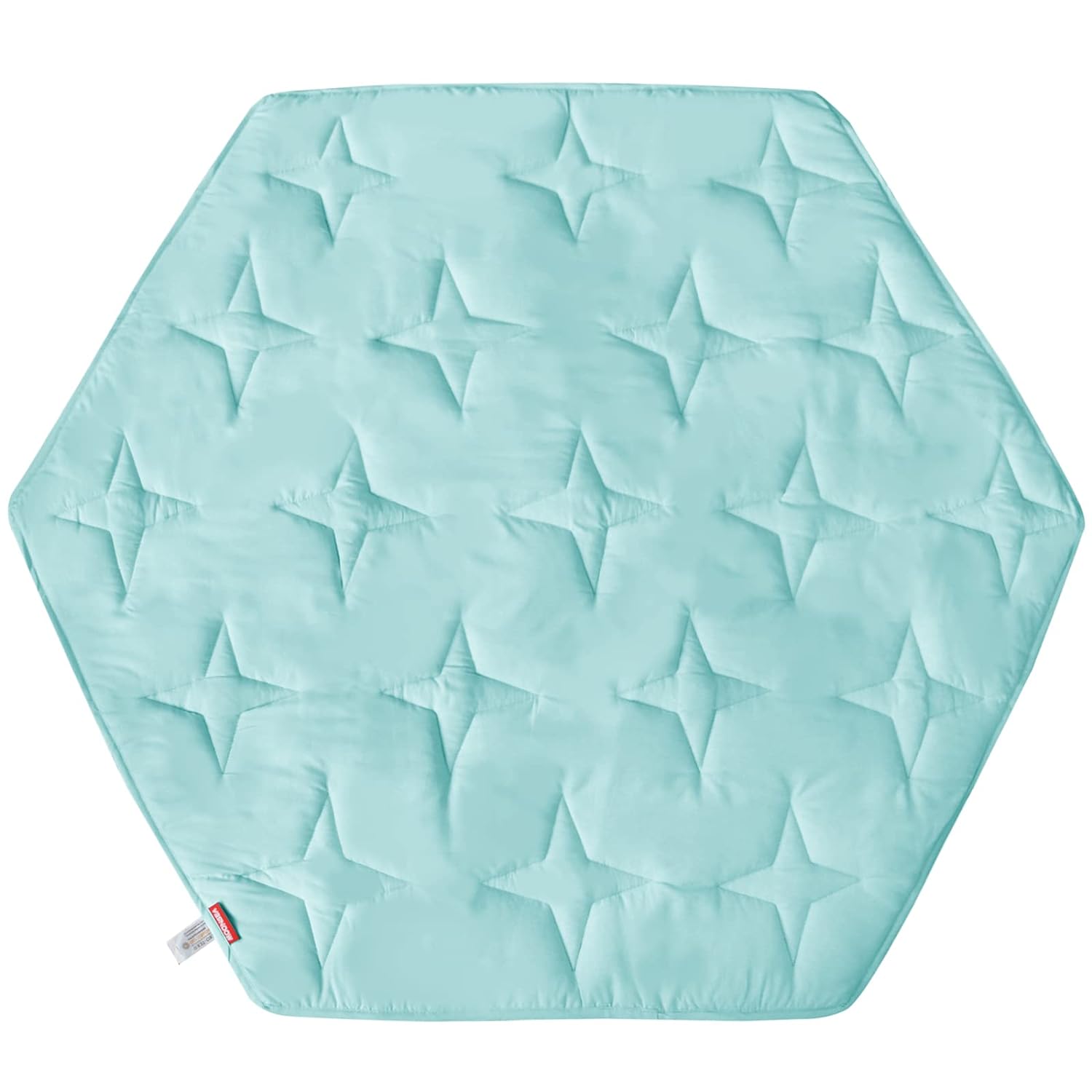 Baby Play Mat | Hexagon Playpen Mat - Padded and Non Slip Activity Mat for Infant & Toddler, Blue - Moonsea Bedding