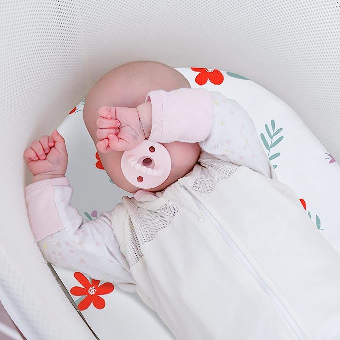 Bassinet Sheet, 33''x 17'', Microfiber, Floral