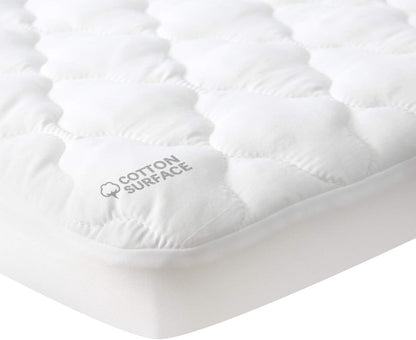 Pack N Play Mattress Pad Cover/ Protector - Cotton, Waterproof (for Standard Playpen/ Mini Crib) - Moonsea Bedding