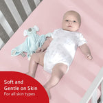 Crib sheets, Fit for Standard Size Crib, 4 Packs, Microfiber, Pink
