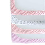 Crib sheets, Fit for Standard Size Crib, 4 Packs, Microfiber, Pink