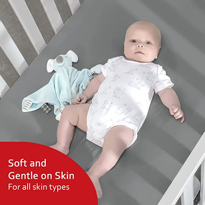 Crib sheets, Fit for Standard Size Crib, 4 Packs, Microfiber, Navy