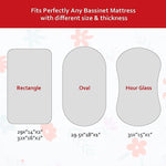 Bassinet Sheet, 33''x 17'', Microfiber, Bunny