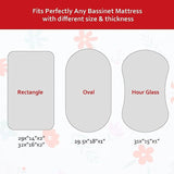 Bassinet Sheet, 33''x 17'', Microfiber, Bunny