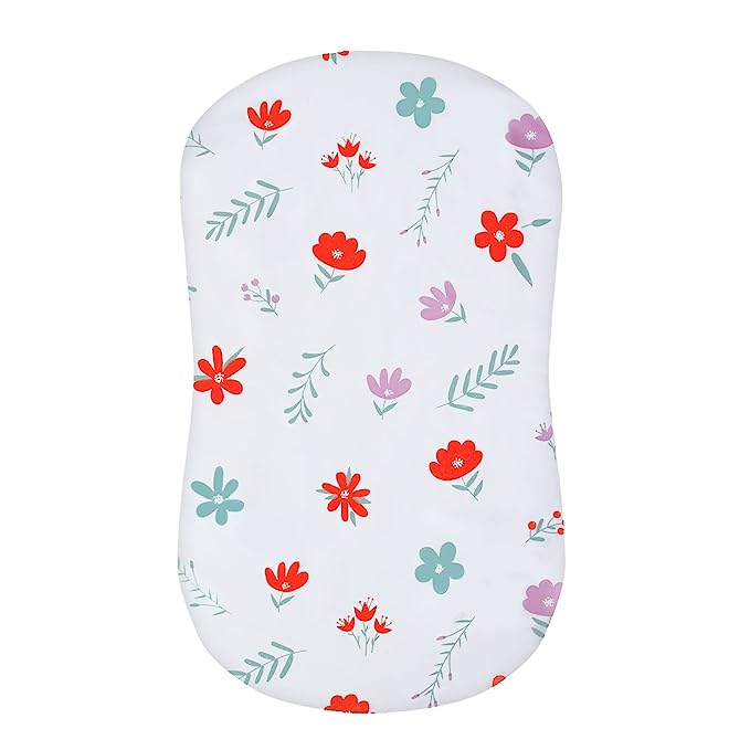 Bassinet Sheet, 33''x 17'', Microfiber, Floral
