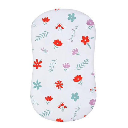 Bassinet Sheet, 33''x 17'', Microfiber, Floral