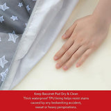 Bassinet Sheet, Compatible with Graco Travel Lite Crib, 31''x 21'', 2 Pack, Microfiber