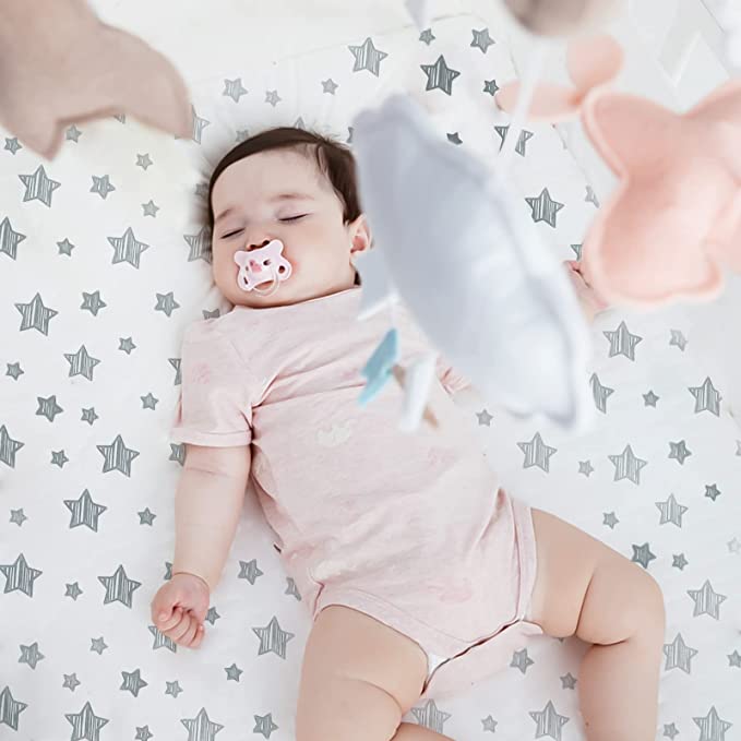 Crib sheets, Fit for Standard Size Crib, 4 Packs, Microfiber, Navy