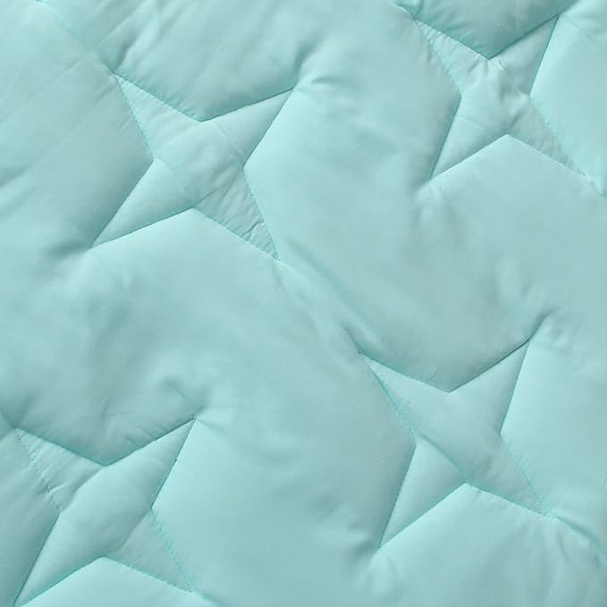 Baby Play Mat | Hexagon Playpen Mat - 52" x 45'', Padded and Non-Slip Activity Mat for Infant & Toddler, Blue
